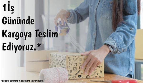1 iş günü içinde ürünler kargoda